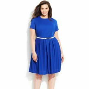 NWT! Calvin Klein dress blue size 14